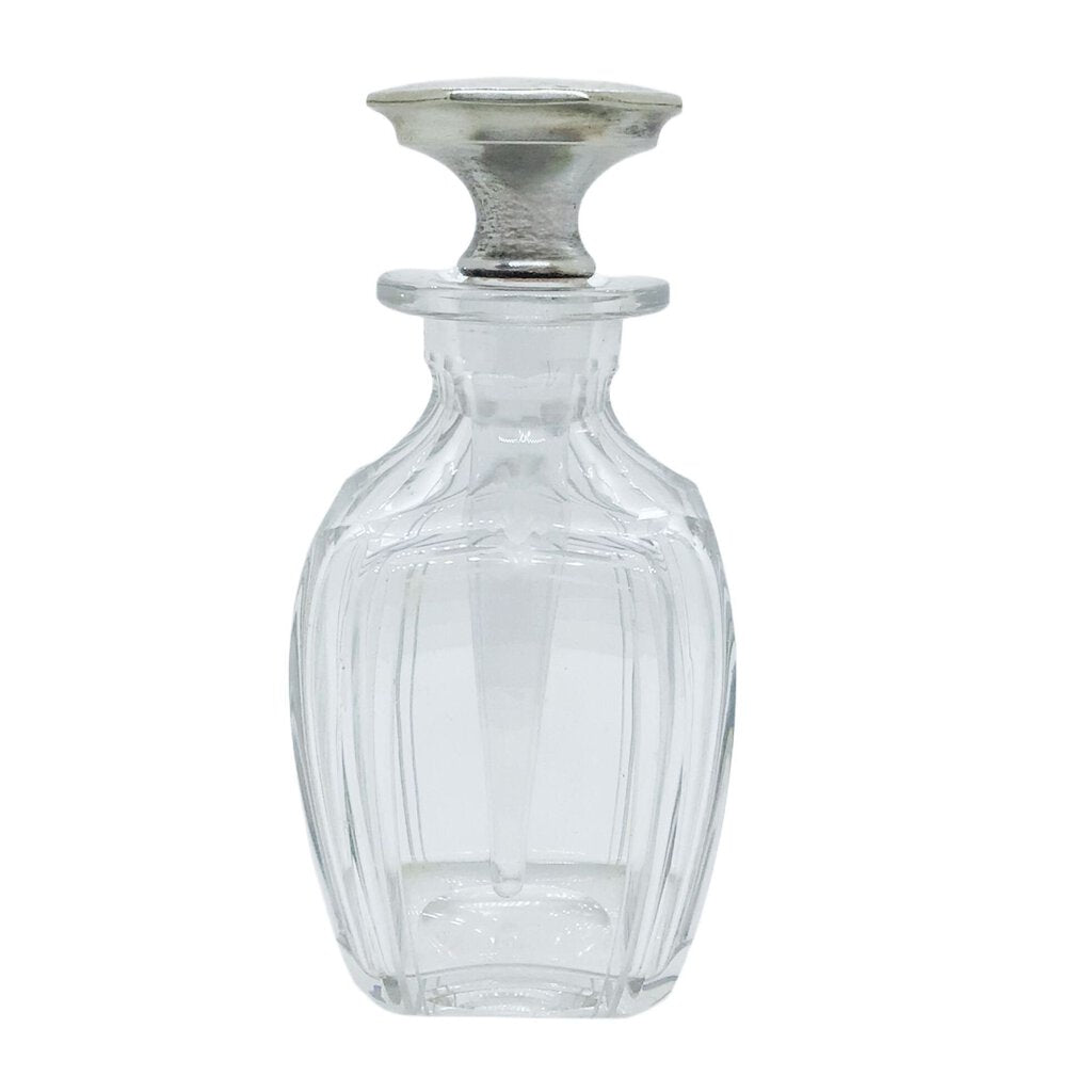 Tiffany Sterling-Mounted Cut Glass Perfume Jar