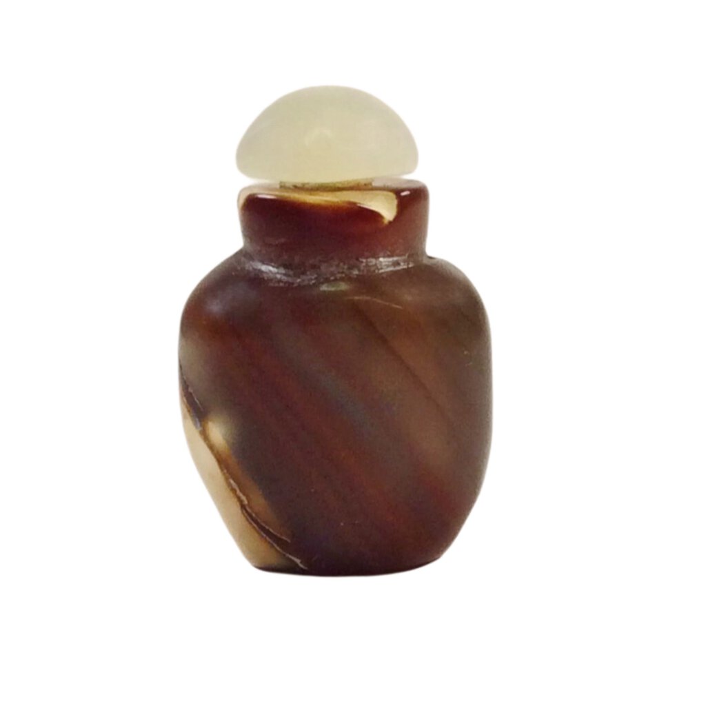 Plain agate small snuff bottle