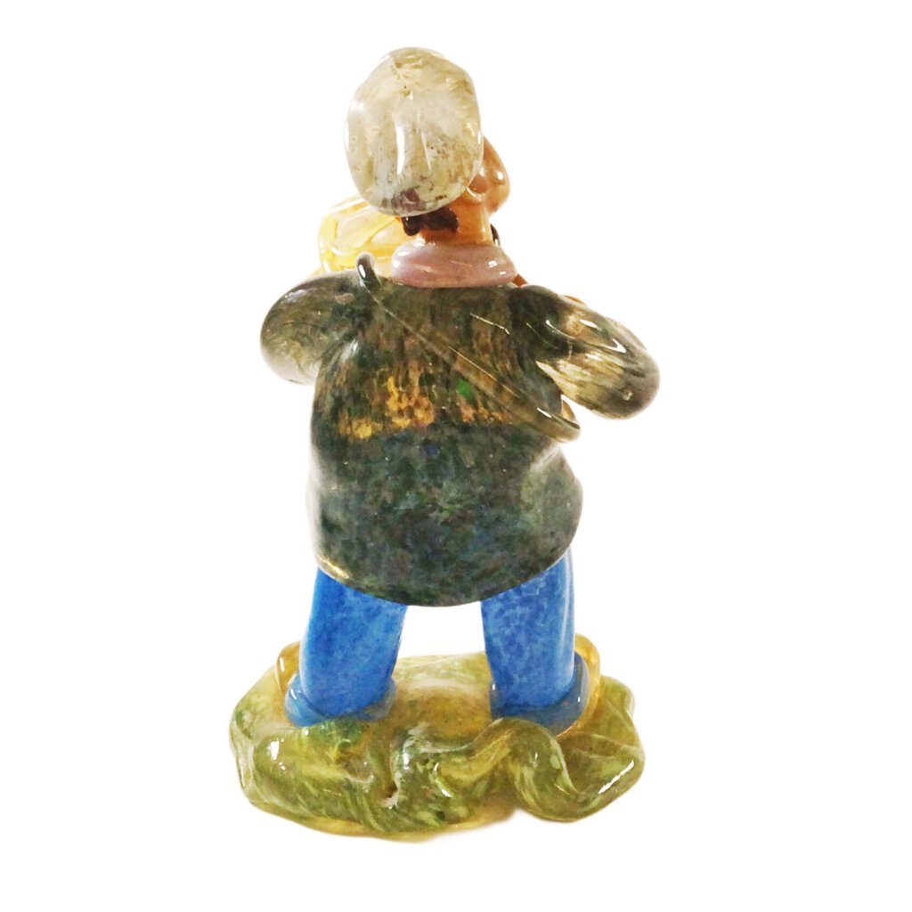 Zelezny Brod Art Glass Drummer Figurine