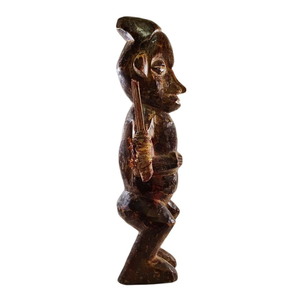 Fang Carved Wooden Reliquary Figurine