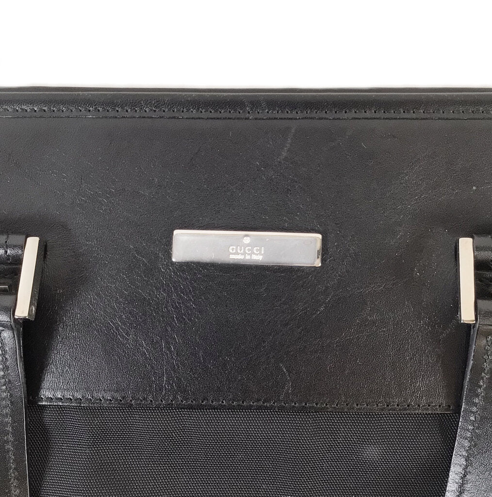 Black large Gucci shopper bag