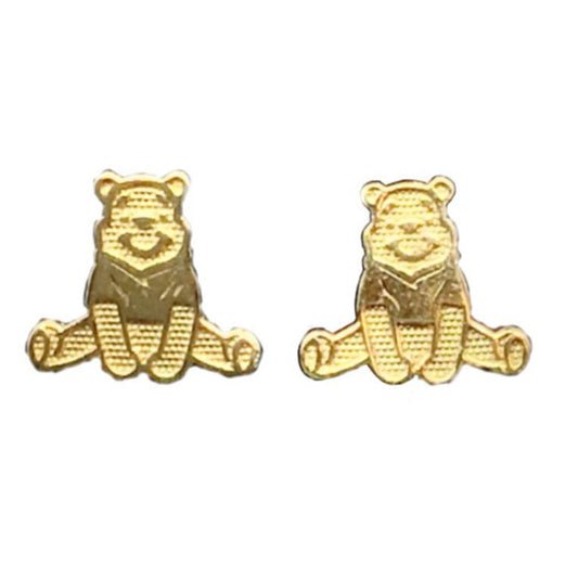 Disney 14Kt Winnie the Pooh Earrings