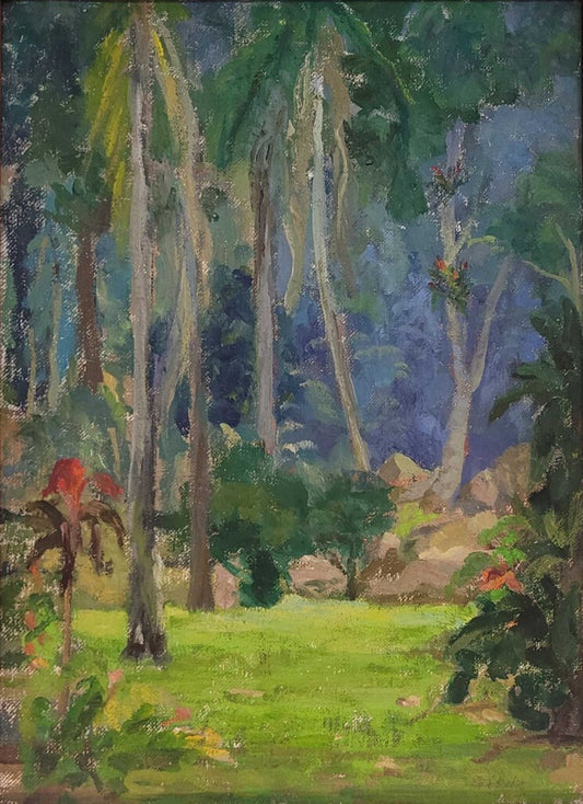 20th C. Landscape. Oil on Board.