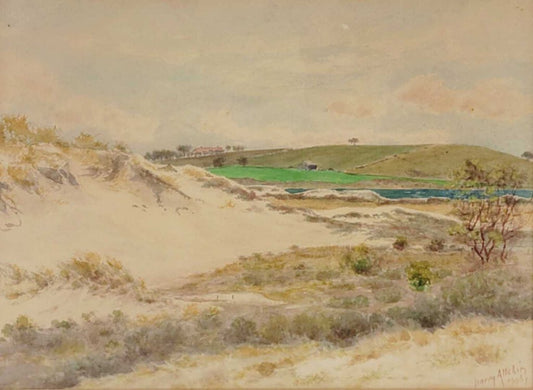 Allchin. Sand Dunes. Watercolor.