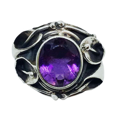 Sterling Amethyst Ring