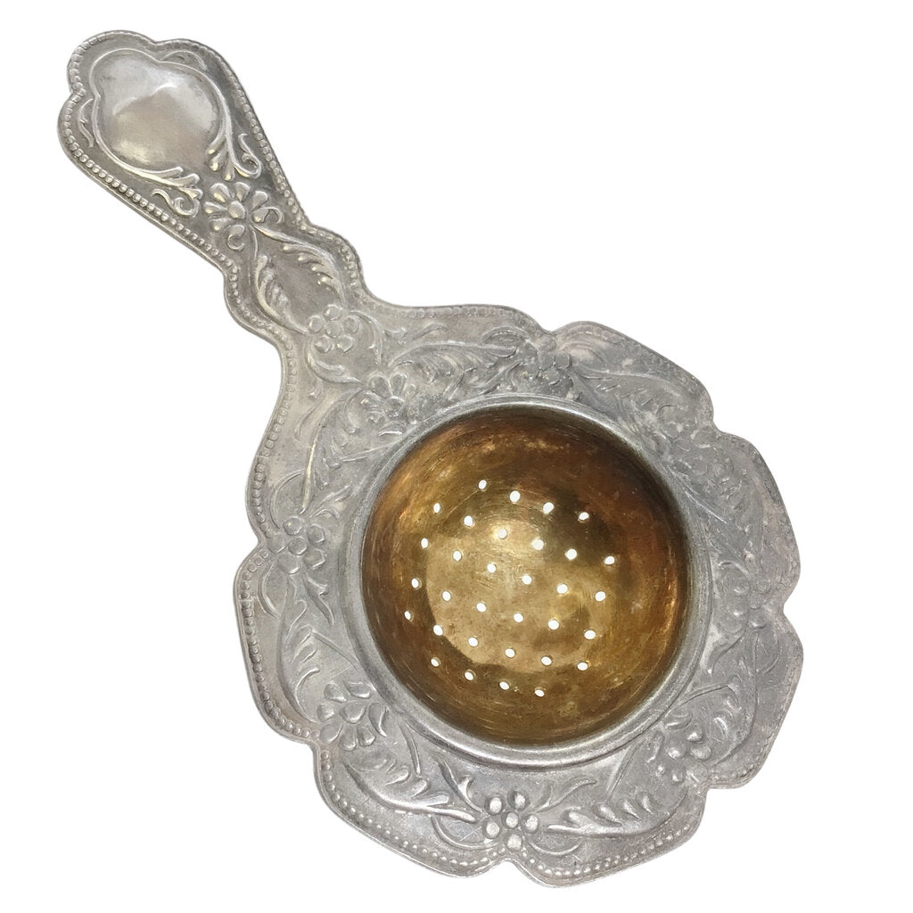 USSR Silver Tea Strainer, 1920's