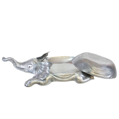 Arthur Court Aluminum Elephant Tureen, 1979