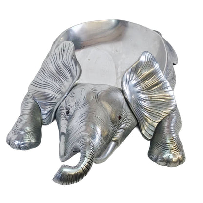 Arthur Court Aluminum Elephant Tureen, 1979