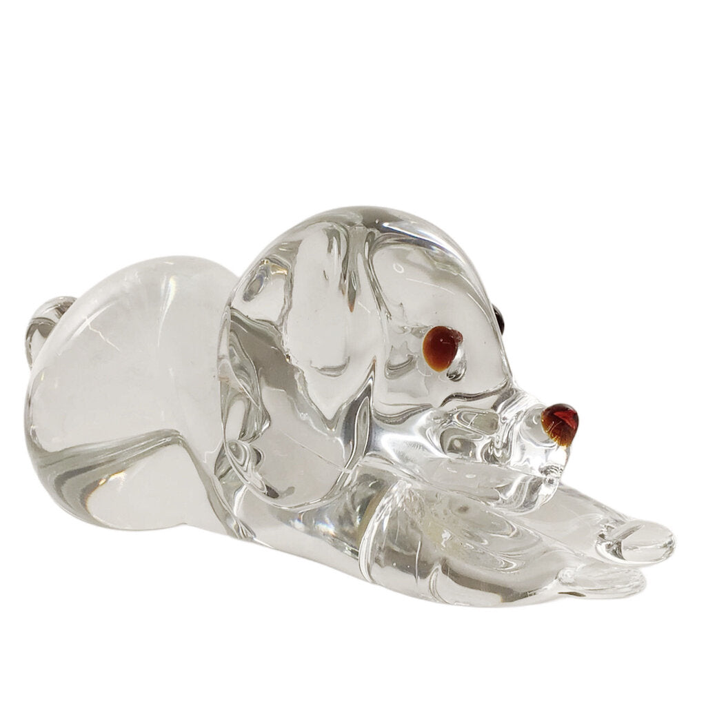 Gino Cenedese Murano Glass Playful Dog
