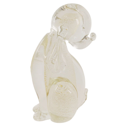 Vetro Artistico Murano Glass Dog Figurine
