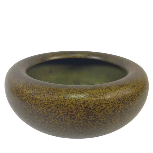 Yellow Copper Cast Incense Burner w/ Mark