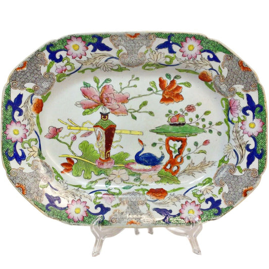 Mason's Ironstone Table & Flowerpot Platter, ca. 1815-20