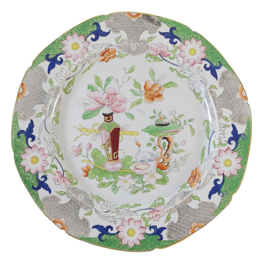 Mason's Ironstone Table & Flowerpot Plate, ca. 1813-20