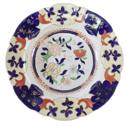 Mason's Ironstone Imari Lobed Soup Bowl, ca. 1830-48