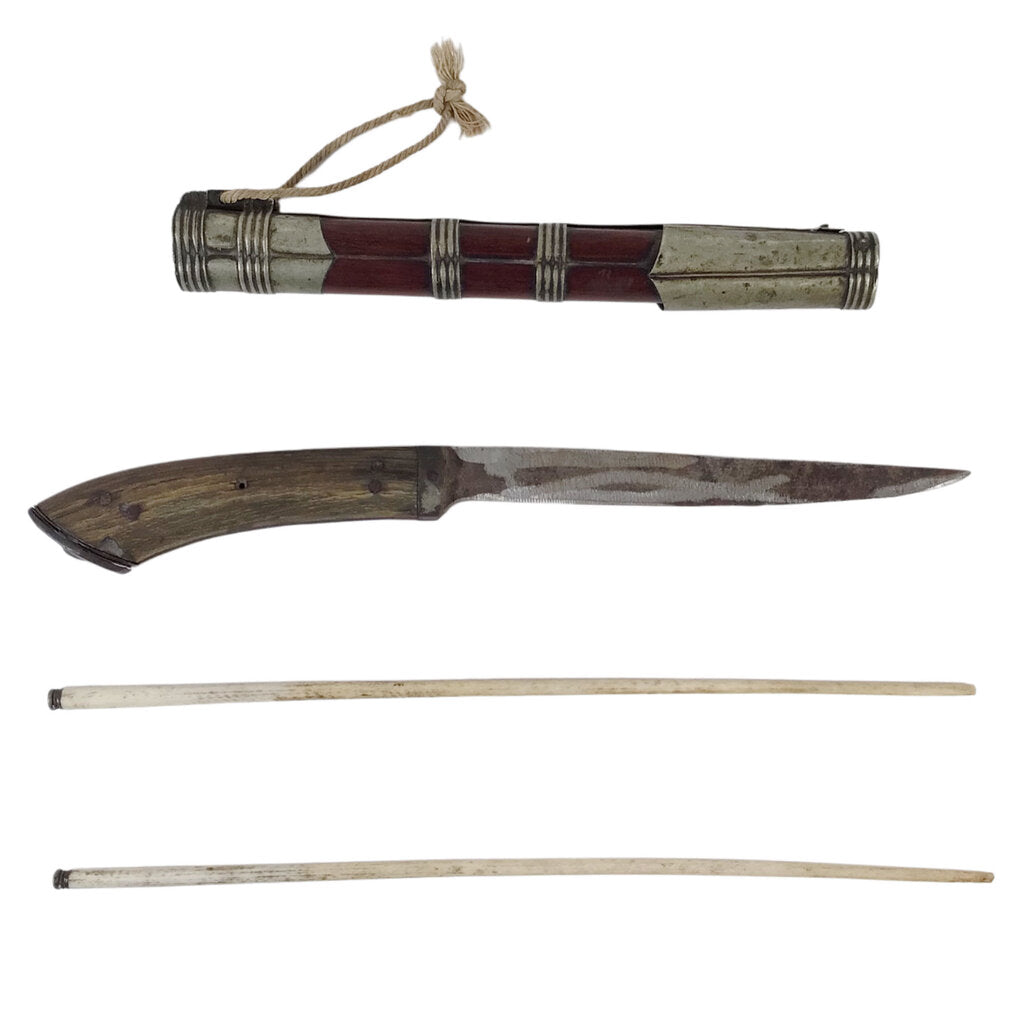 Chinese Traveling Trousse Knife & Chopsticks