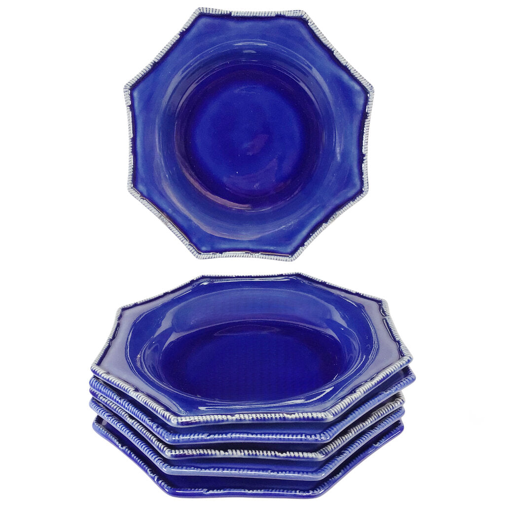 6 Oscar de la Renta "Pavilion" Soup Bowls