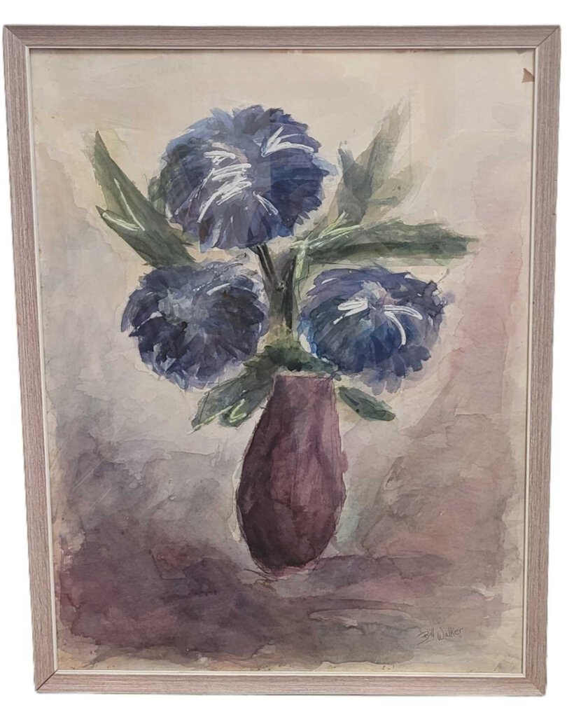 Walker. Floral Still Life. Watercolor