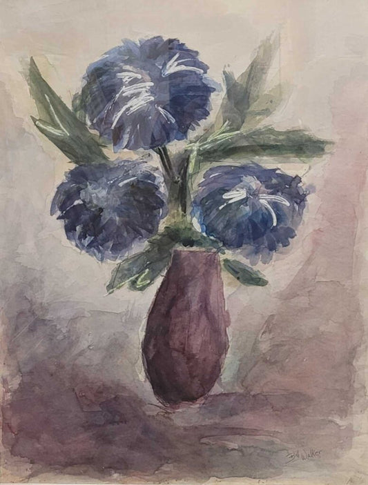 Walker. Floral Still Life. Watercolor