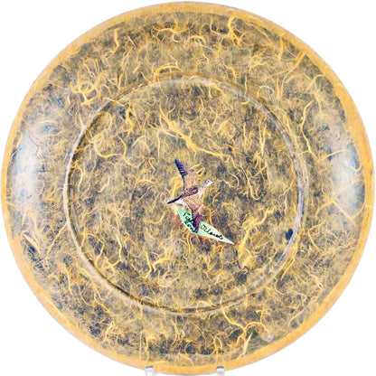 Paola Orlando, Birds & Branches. Decoupage Plate, 2007.