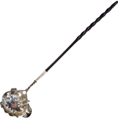 Georgian Sterling & Ebony Toddy Ladle, 1756