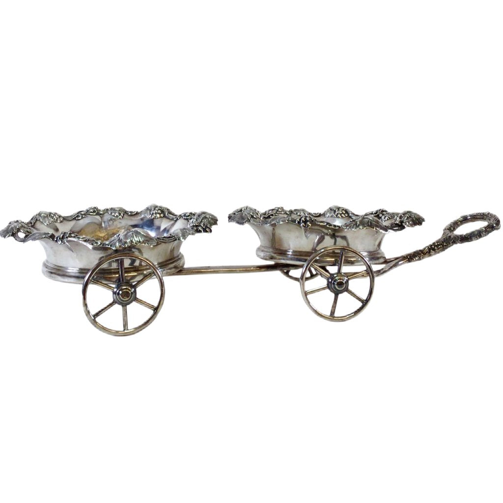 Dixon & Sons Silverplated Wine Trolley, ca. 1830