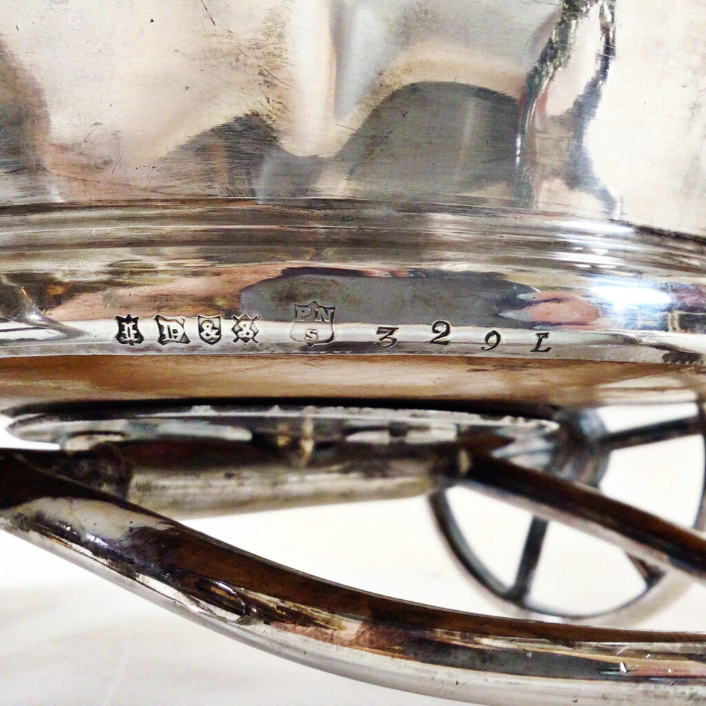 Dixon & Sons Silverplated Wine Trolley, ca. 1830