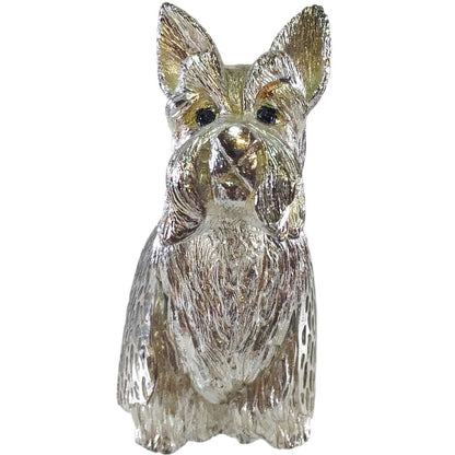 Christofle "Lumieres d'Argent" Silverplated Scottie Figurine