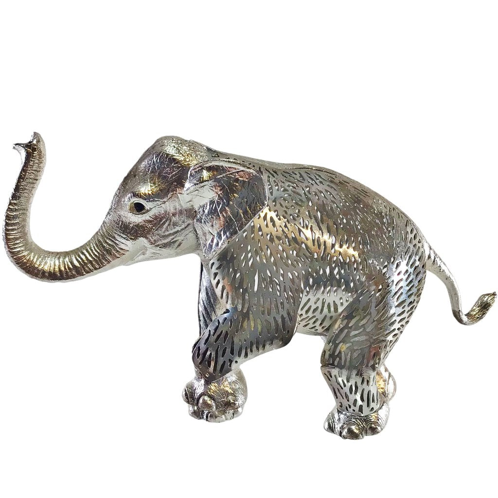 Christofle "Lumieres d'Argent" Silverplated Elephant Figurine