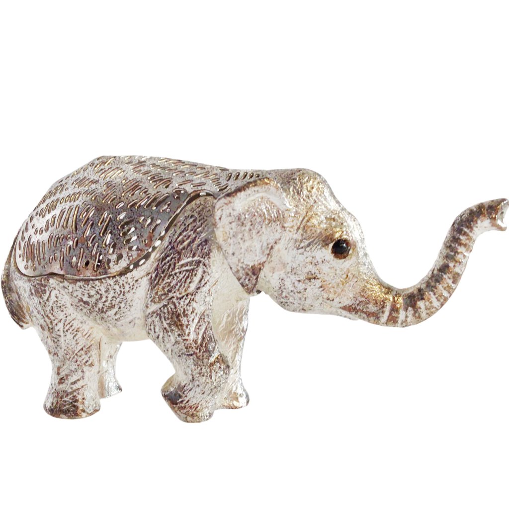 Christofle "Lumieres d'Argent" Silverplated Elephant Figurine