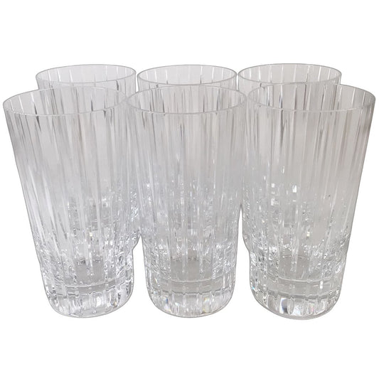 6 Baccarat "Harmonie" Highball Glasses