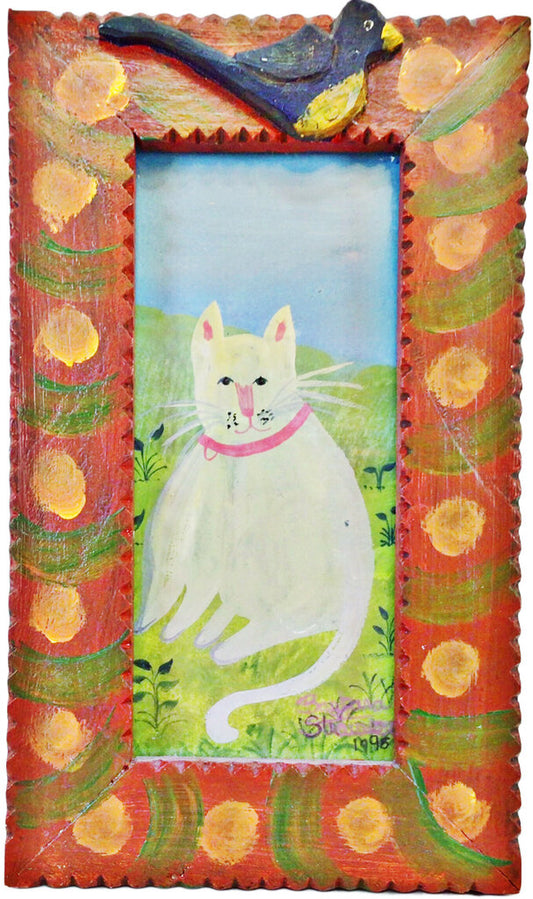 Barbara Strawser, "Pretty Pussy". Gouache on Board, 1998.