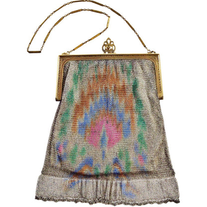 1920s Whiting & Davis Art Deco Mesh Bag