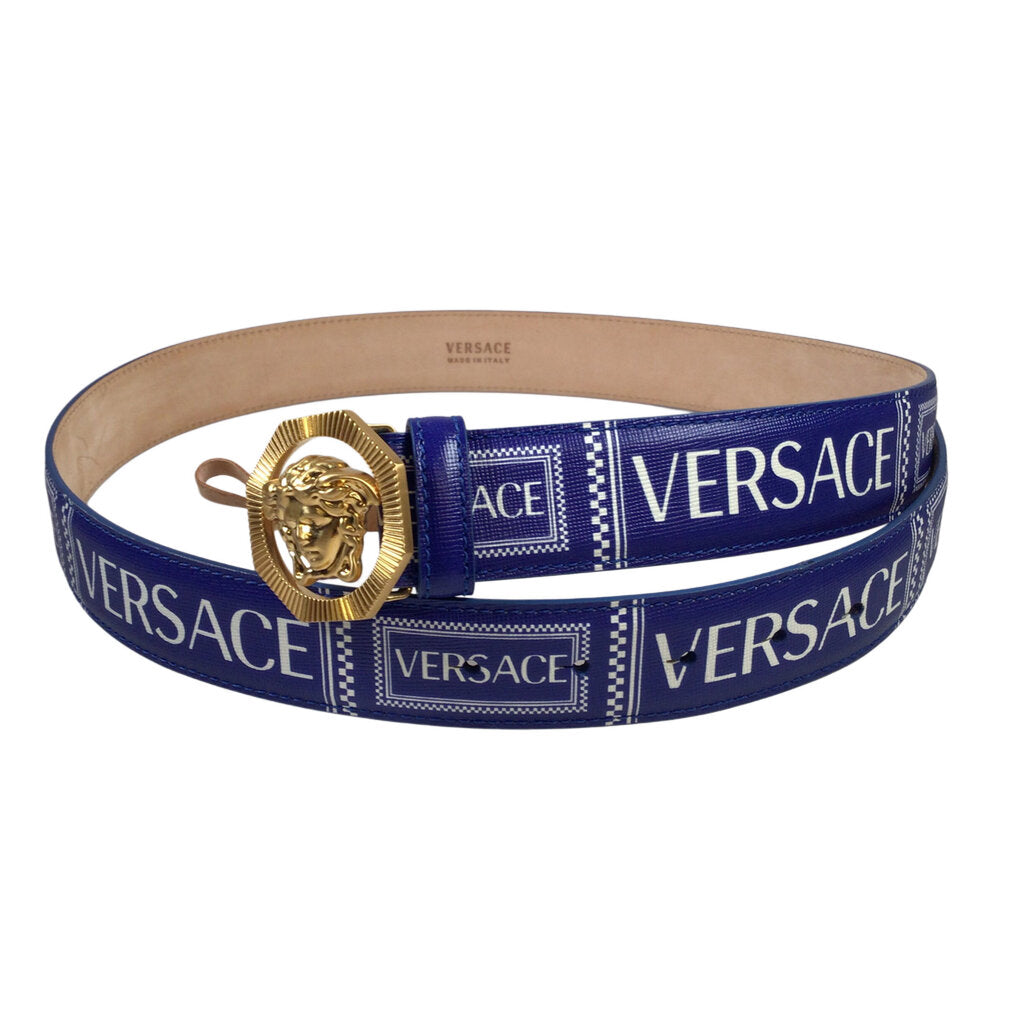 Versace Blue Belt