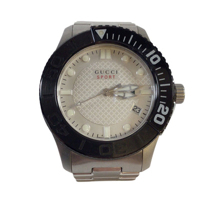 Gucci Large Silver Tone Watch