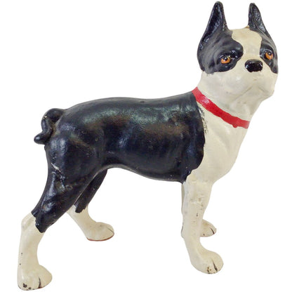 Cast Iron Boston Terrier Door Stop