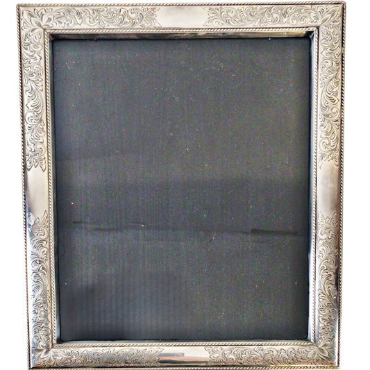 Chased Sterling Picture Frame