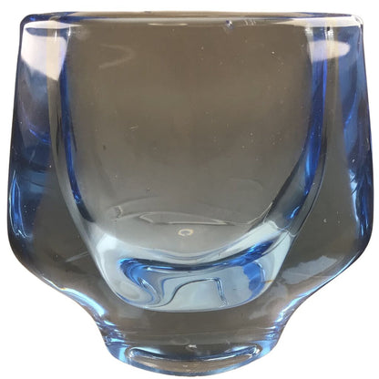 Frantisek Vizner Blue Glass Vase, 1960s