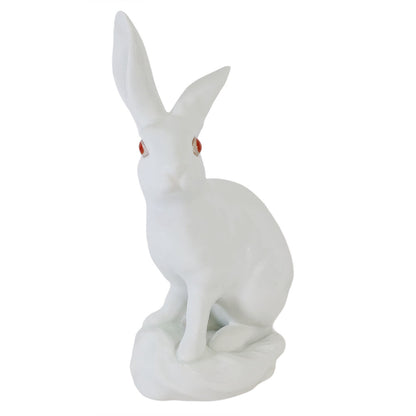 Herend Large White Rabbit Figurine, #5334