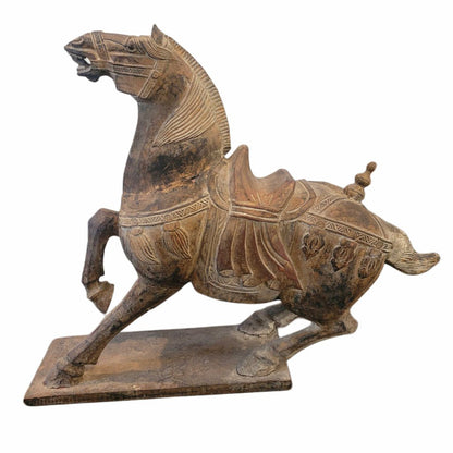 Antique Carved Tang Horse Sculpture