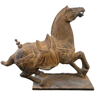 Antique Carved Tang Horse Sculpture