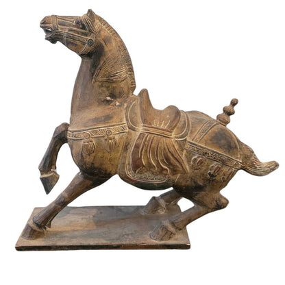 Antique Carved Tang Horse Sculpture