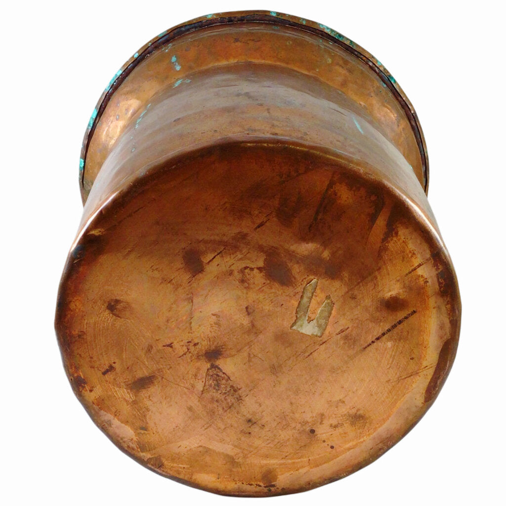 Handmade Copper Cachepot w/Cramp Seam