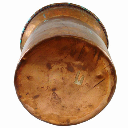 Handmade Copper Cachepot w/Cramp Seam