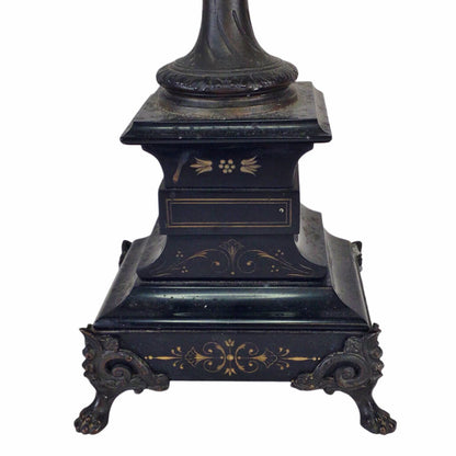 Pair/Gothic Revival 5-Light Bronze Candelabras