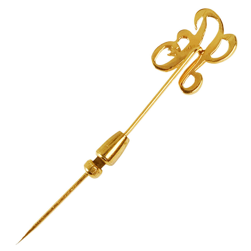 14Kt Gold Stickpin Set w. Diamond