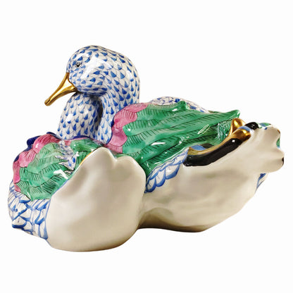 Herend "Pair of Ducks" Porcelain Figurine, #5035