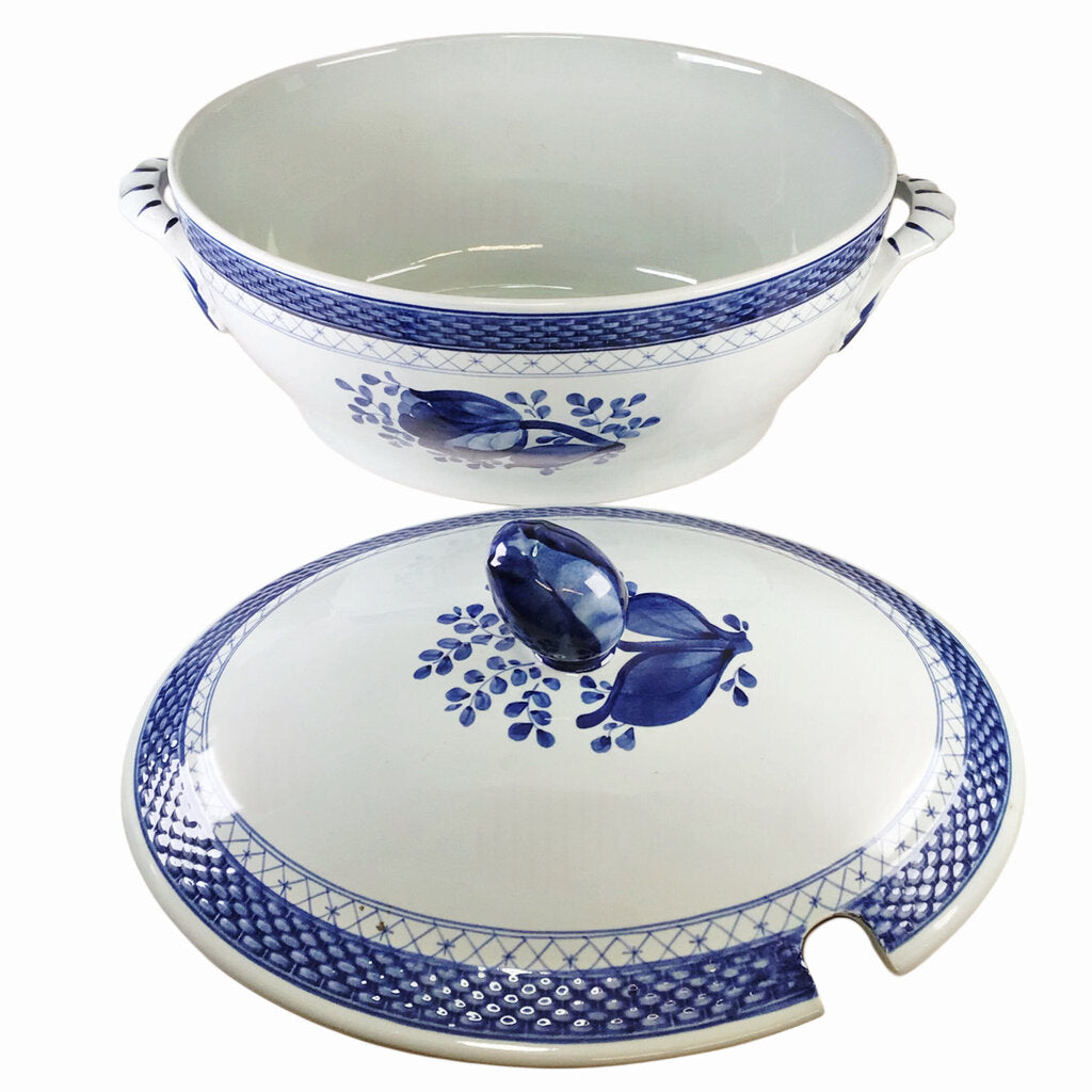 Aluminia "Tranquebar" Faience Tureen, ca. 1960