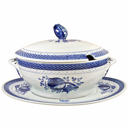 Aluminia "Tranquebar" Faience Tureen, ca. 1960