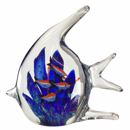 Morano Angel Fish Aquarium Glass Paperweight