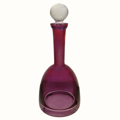 Purple Morano-Style Decanter